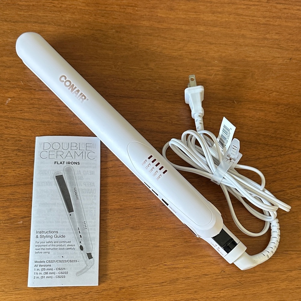 Conair Double Ceramic Flat Iron 1”